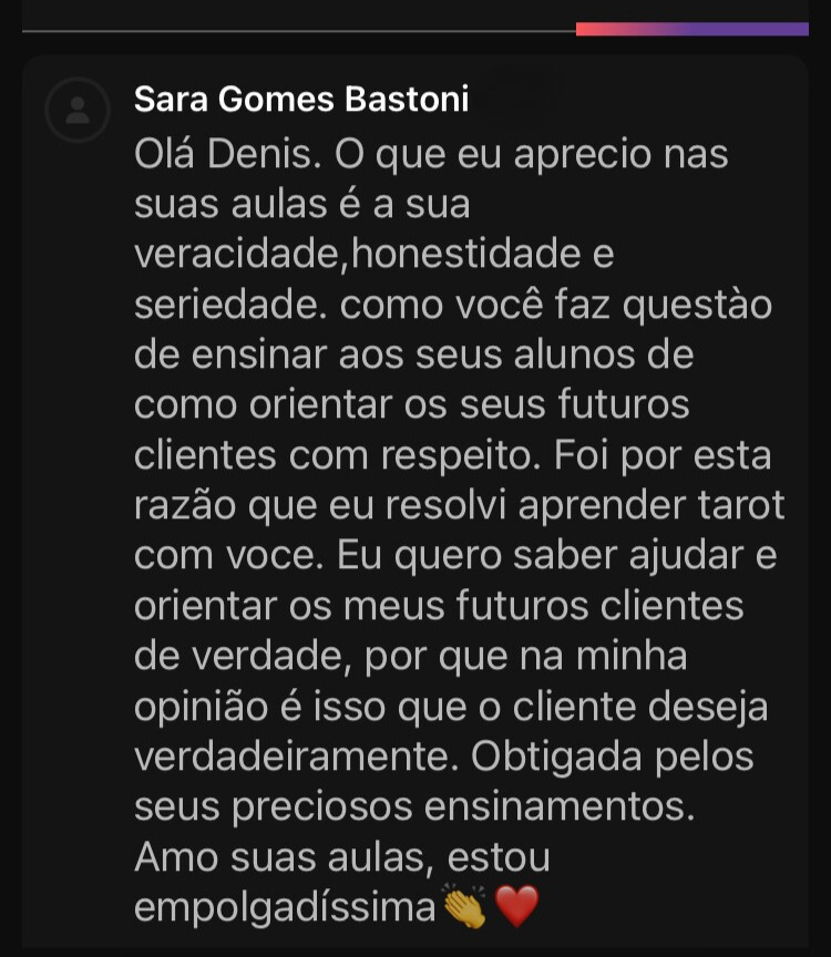 Sara Depoimento Celular